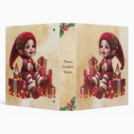 2.54cm Fichário Crie seu próprio Natais vintages de Jolly Gnome