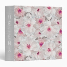 Delicar floral branco e rosa