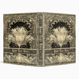 2.54cm Fichário Dourada árvore da vida, antiga imagem