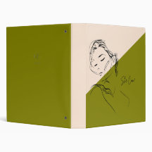 "Ela Pode" Binder de Esboço de Moda Minimalista
