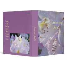 Enfermeiras são Anjos! presentes Floral Binder per