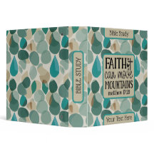 Estudo Personalizado de Bíblias do Teal Khaki Abst