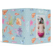 Fotos sob o Binder Sea Baby Girl 3 Ring