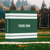 Futebol verde e branco personalizado