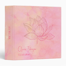 Ilustração da Flor de Lotus Elegante - Personaliza