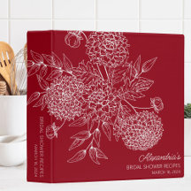 Ilustração de Flor Delicada Receita de Chá de Noiv