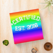 "Inserção do Binder de Orgulho Certificado - Est. 