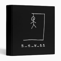 Jogo Engraçado Hangman no Anti-Homework de White C