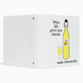 2.54cm Fichário Lemons to Limoncello