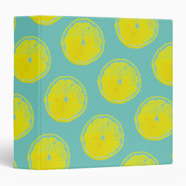 2.54cm Fichário Limões Citrus Vermelhos Amarelos 4Ann Binder