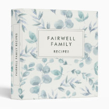 Lista de receitas da família Watercolor eucalyptus