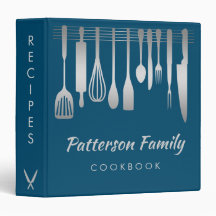 Livro de receitas personalizado da família prata