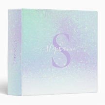 Mauve Purple Aqua Pastel Iridescente Sparkle Girly