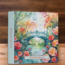 Monograma Personalizado Ponte Floral Aquarela