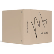 Noiva Moderna | Caligrafia Bege + Preto