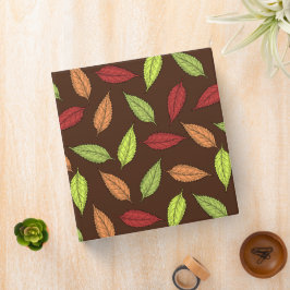 2.54cm Fichário Padrão De Folhas, Folhas Coloridas, Folhas De Outo