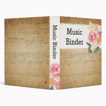 Pasta da partitura do vintage