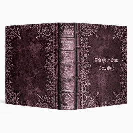 2.54cm Fichário Pasta Personalizada de 3 Argolas para Livros Antig