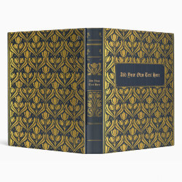2.54cm Fichário Pasta Personalizada de 3 Argolas para Livros Antig
