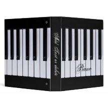 Pasta preto e branco do piano