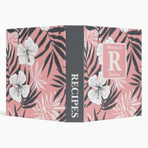 Receita personalizada de hibisco rosa tropical
