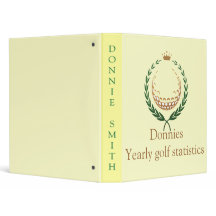 Registro de Pontuação de Golfe de Creme Verde