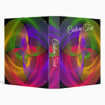 Vibrant Glossy Finish Geometric Binder