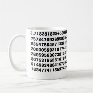 2,7182818284590… Caneca
