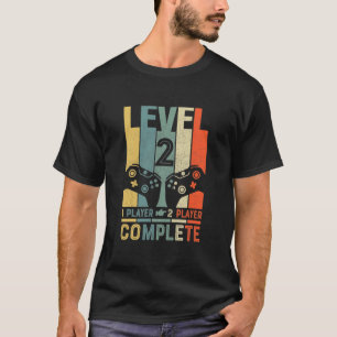 2 Aniversário Camisa Nível 2 segundo completo Ca