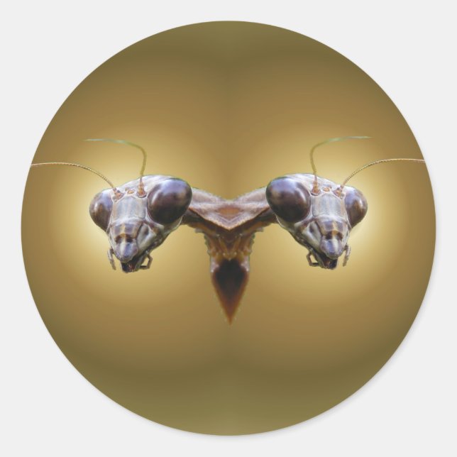 2 Cabeça Mantis ~ adesivo (Frente)