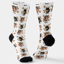 2 Cachorros Fotos 2 Nomes + Ossos e Impressões de 