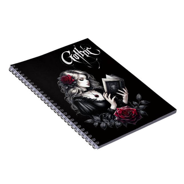 #2 Caderno de Fotos Espiral Gótico (Lado Direito)
