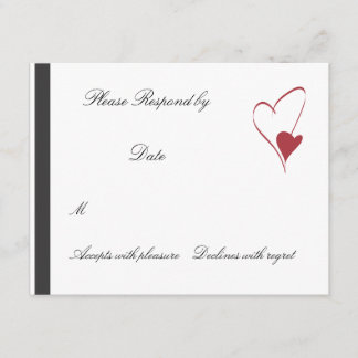 2 Corações Collide combinando casamento rsvp