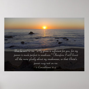 2 Corintianos 12:9 Poster