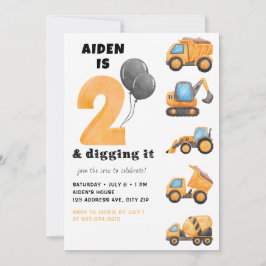 2 E Digitalizar Os Meninos De Convite de aniversár