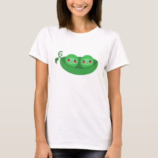 2 ERVILHAS em uma VAGINHA - camiseta