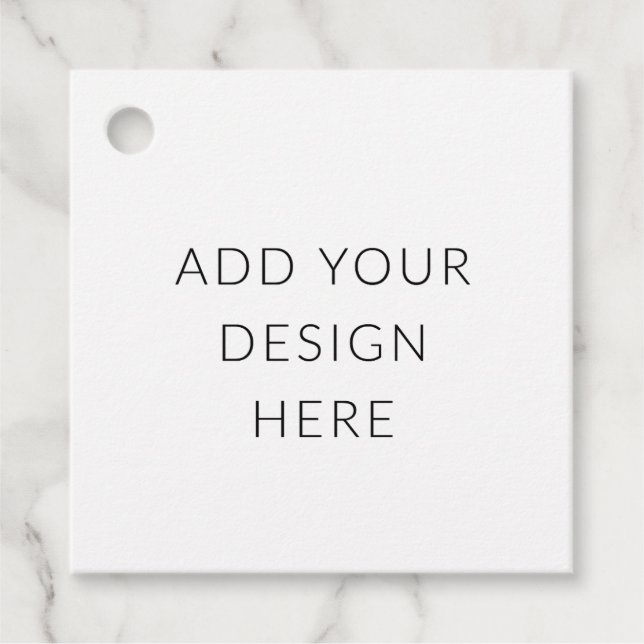 2" Etiqueta Quadrada Impressa (Frente)