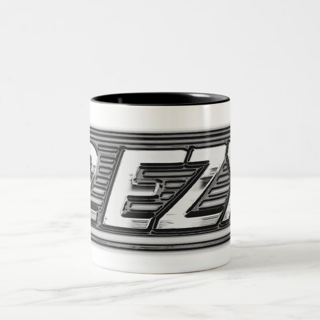 "2 EZY" - caneca de efeito cromático clara masculi (Centro)