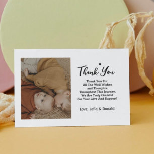 2 foto - Cartão de aviso de nascimento Novo anex