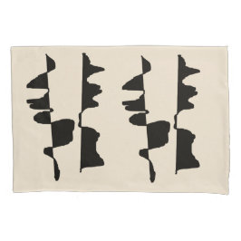 2 Housses de Taie d'Oreiller - Abstrait Dual Face