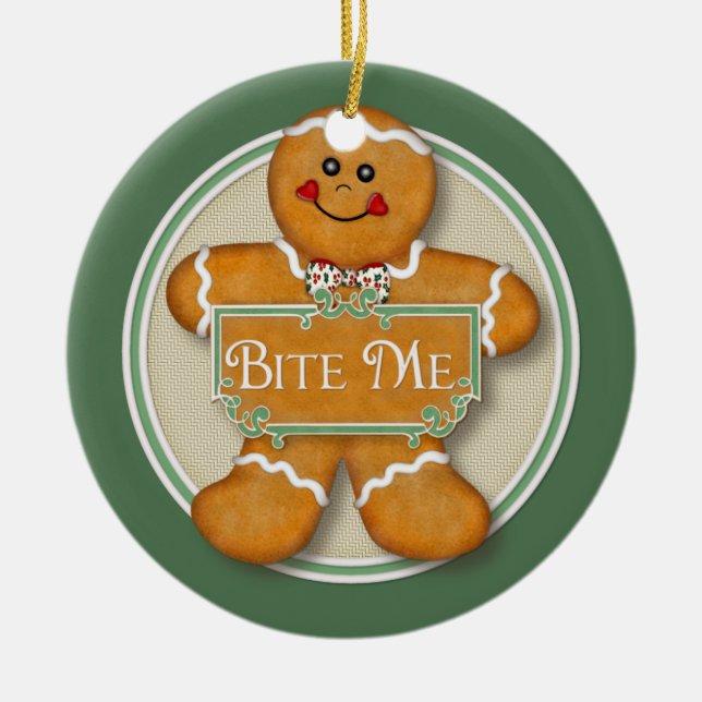 2 Lado - Ornamento Do Homem De Gingerpão De Mim (Frente)