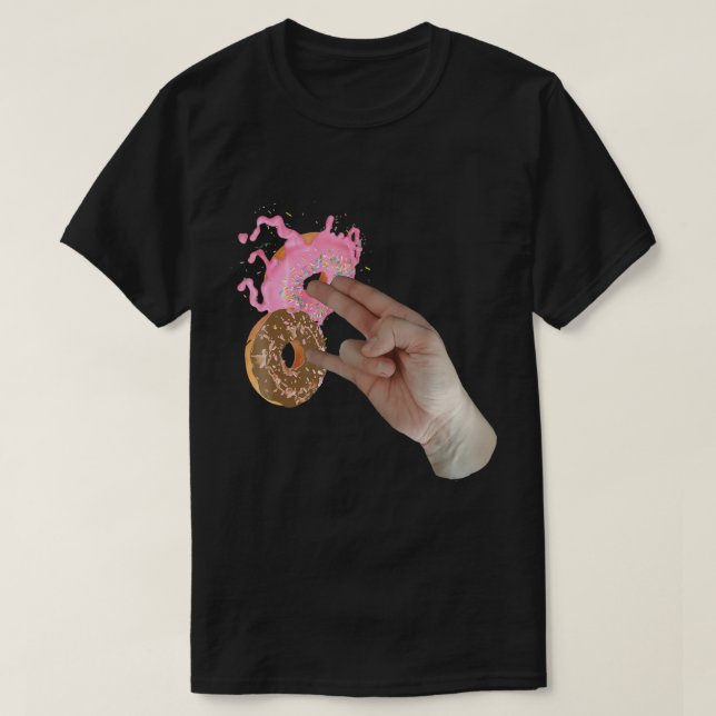 2 No Rosa 1 Na Camiseta De Pé Funny Salaciou (Frente do Design)