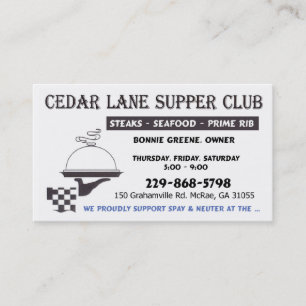 2 para 1 cartão de negócios