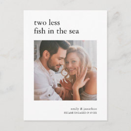 2 peixes a menos no Anúncio de Noivado de Foto do