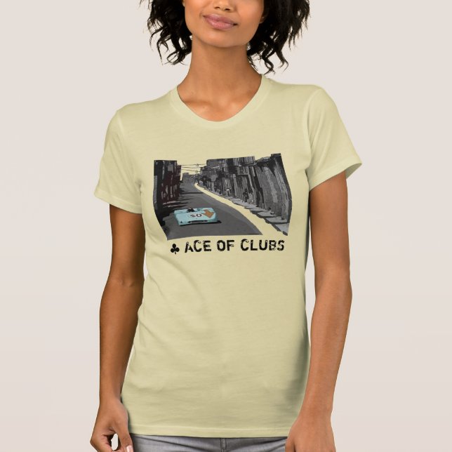 2-Sided 1970 Ace of Clubs T-Shirt (Frente)