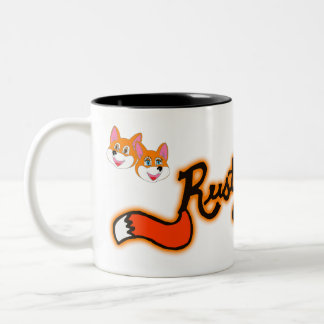 2-Tom de Rustyfoxes 11 onças. Caneca de café