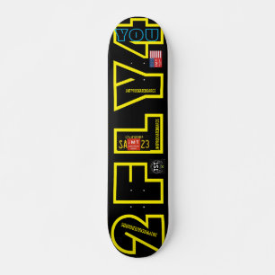 2 VOA 4 VOCÊ   JMT 7 3/4" Prancha de Skate