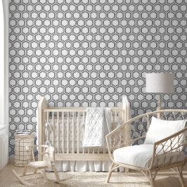 2' x 12' de hexágono - Vinilo liso