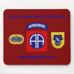 2D BN 504TH INFANTRY 82d AIRBORNE MOUSEPAD