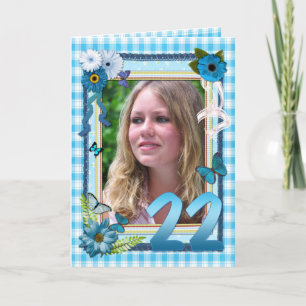 2ò cartão com fotos para um aniversário